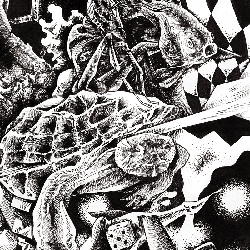 #15 Aquatic turtle art - Thumbnail