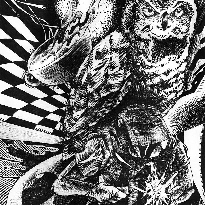 #09 Welder & Owl art - Thumbnail
